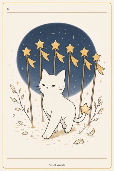 완드 6 (Six of Wands)