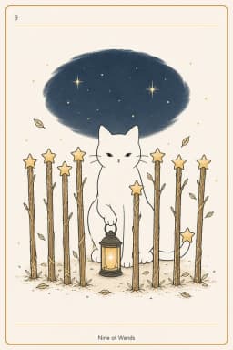 완드 9 (Nine of Wands)