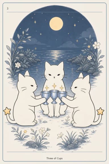 컵 3 (Three of Cups)