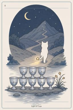 컵 8 (Eight of Cups)