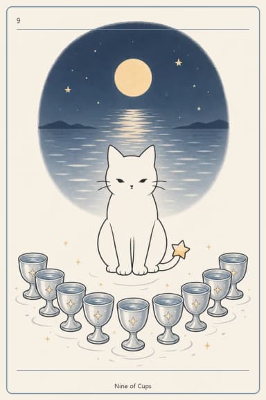컵 9 (Nine of Cups)