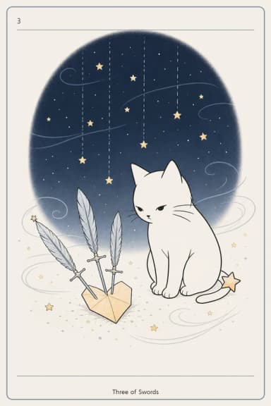 소드 3 (Three of Swords)