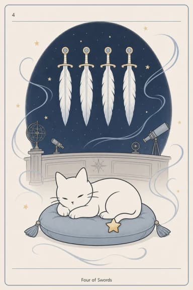 소드 4 (Four of Swords)
