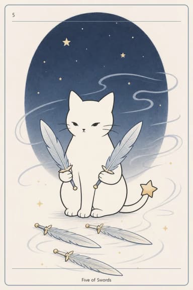 소드 5 (Five of Swords)