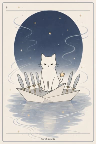 소드 6 (Six of Swords)