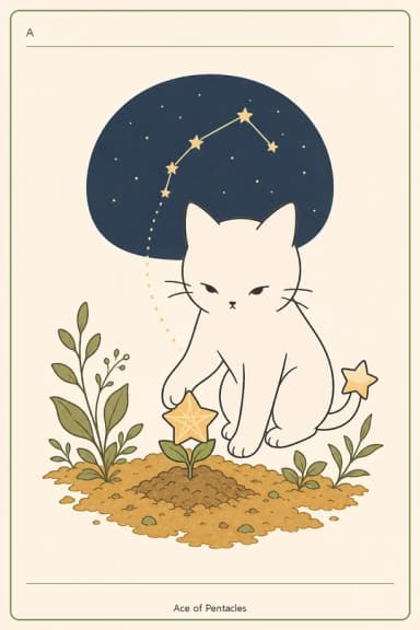 펜타클 에이스 (Ace of Pentacles)