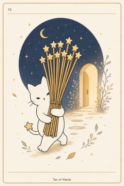 완드 10 (Ten of Wands)