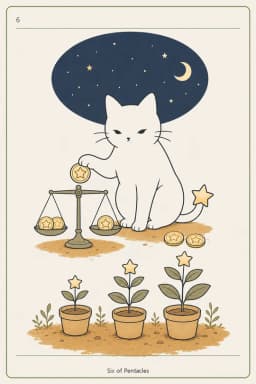 펜타클 6 (Six of Pentacles)